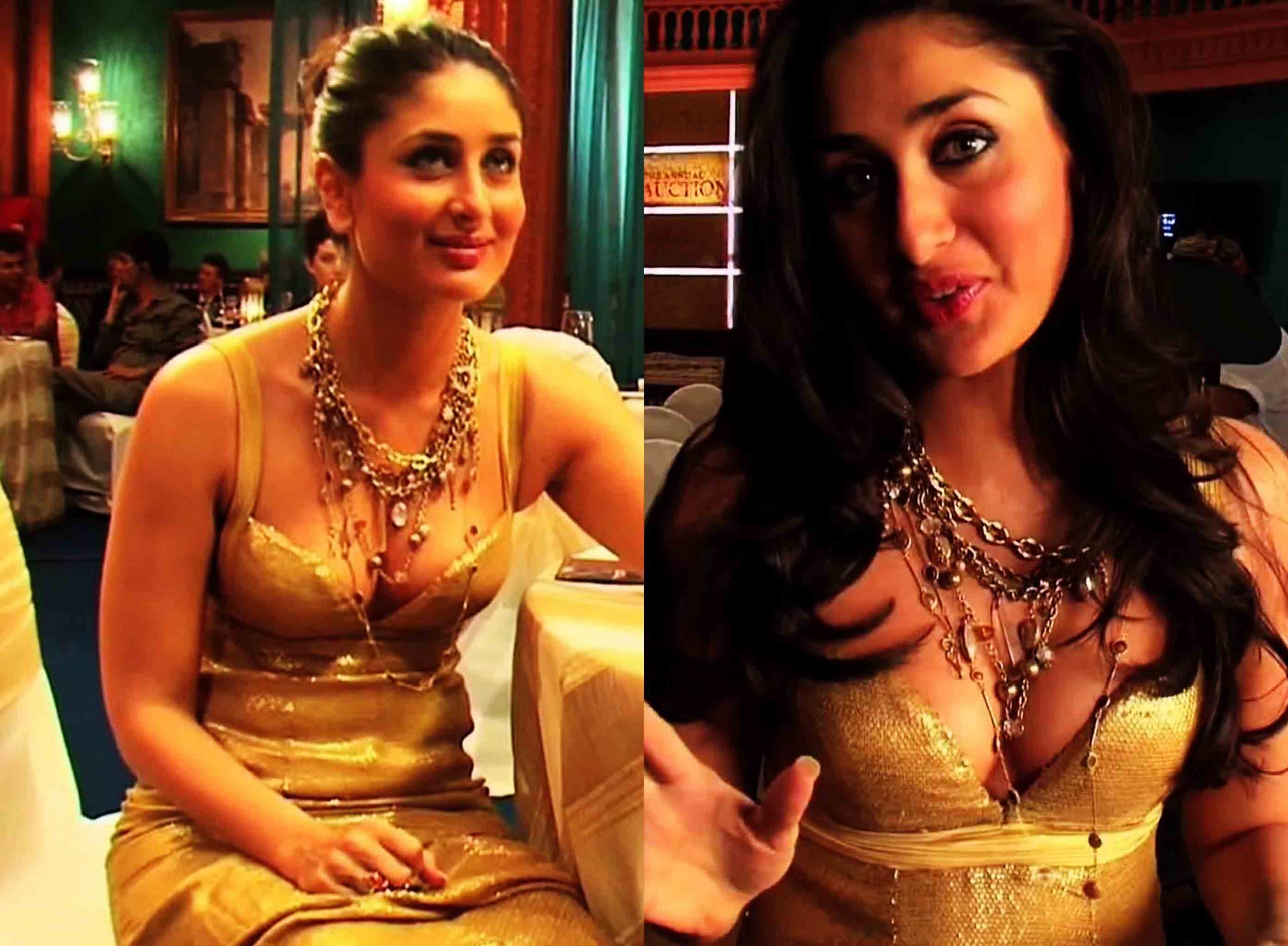 Kareena Kapoor Hot in Golden Dress
