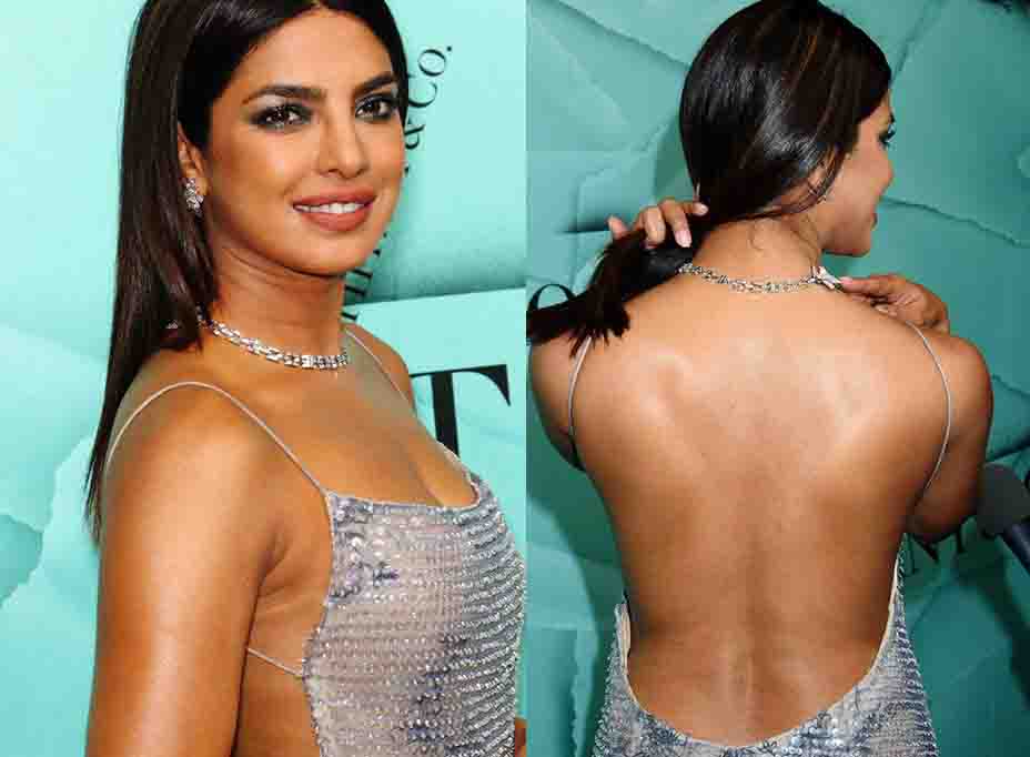 Priyanka Chopra Stunning In Backless Gown At Tiffany And Co Event