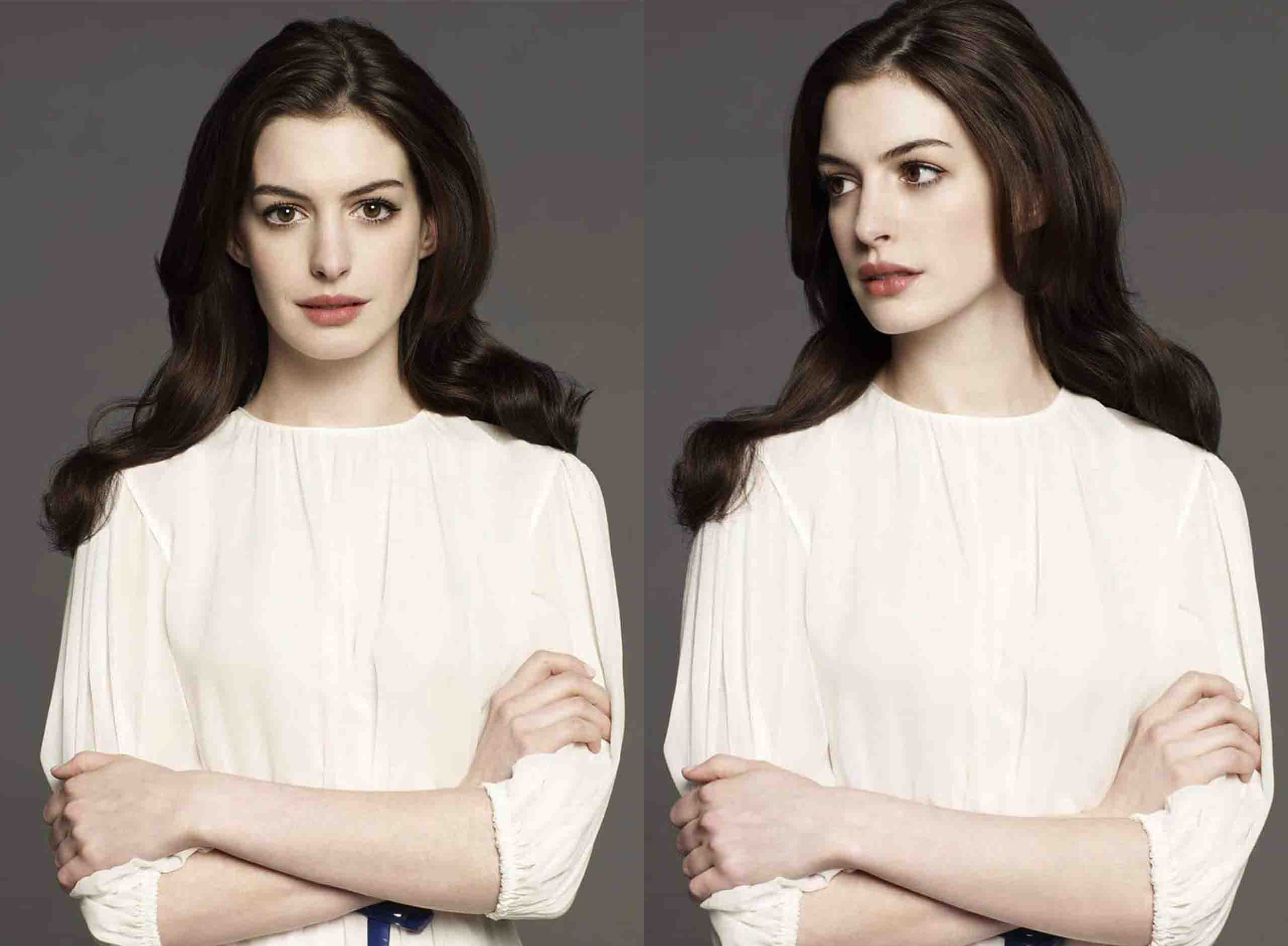 Anne Hathaway Looks like a angel in these pictures