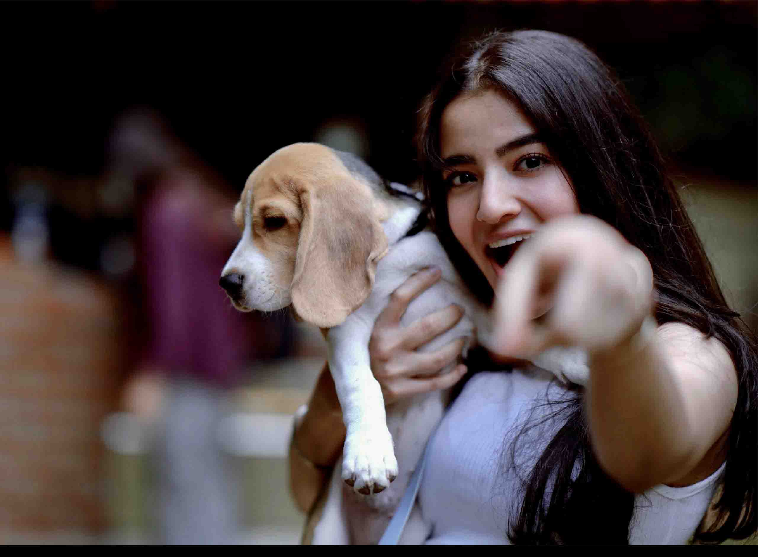 Rukshar Dhillon Cute Photos with her Pet