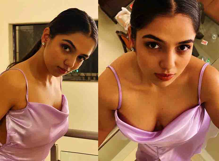 Smoking Hot Looks of Ahsaas Channa in Thigh high slit gown
