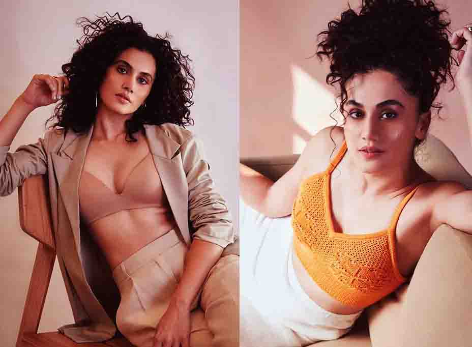 Hot photoshoot of Tapsee Pannu for Filmfare Magazine Cover